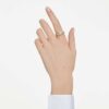 Åttkantig ring med laboratorieframställda diamanter, totalt 1,0 karat, åttkantig form, 14K gult guld