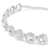 Una Angelic Choker Vit, rodiumpläterad