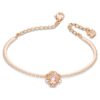 Una-armband Clover, rosa, roséguldpläterat
