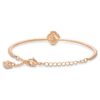 Una-armband Clover, rosa, roséguldpläterat