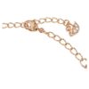 Una-armband, rundslipad, oval form, vit, roséguldpläterad Una-armband, rundslipad, oval form, vit, roséguldpläterad