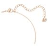 Una-halsband Clover, rosa, roséguldpläterat